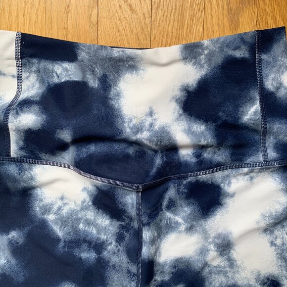 Old Navy Tie Dye Leggings Womens Large Full Length Blue & White - Picture 9 of 10